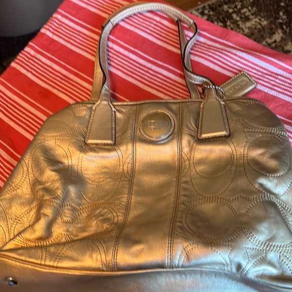 Coach Gold Satchel Bag - Picture 1 of 6